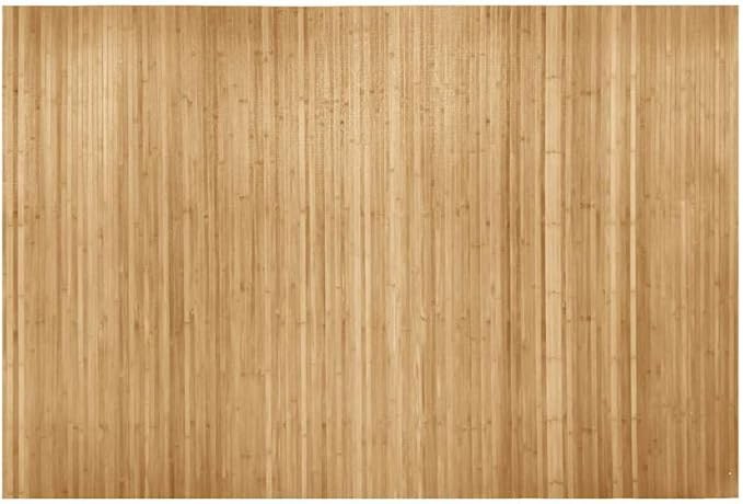 Light Brown Bamboo Room Divider 250x165cm Roll-Up Privacy Screen Home Office