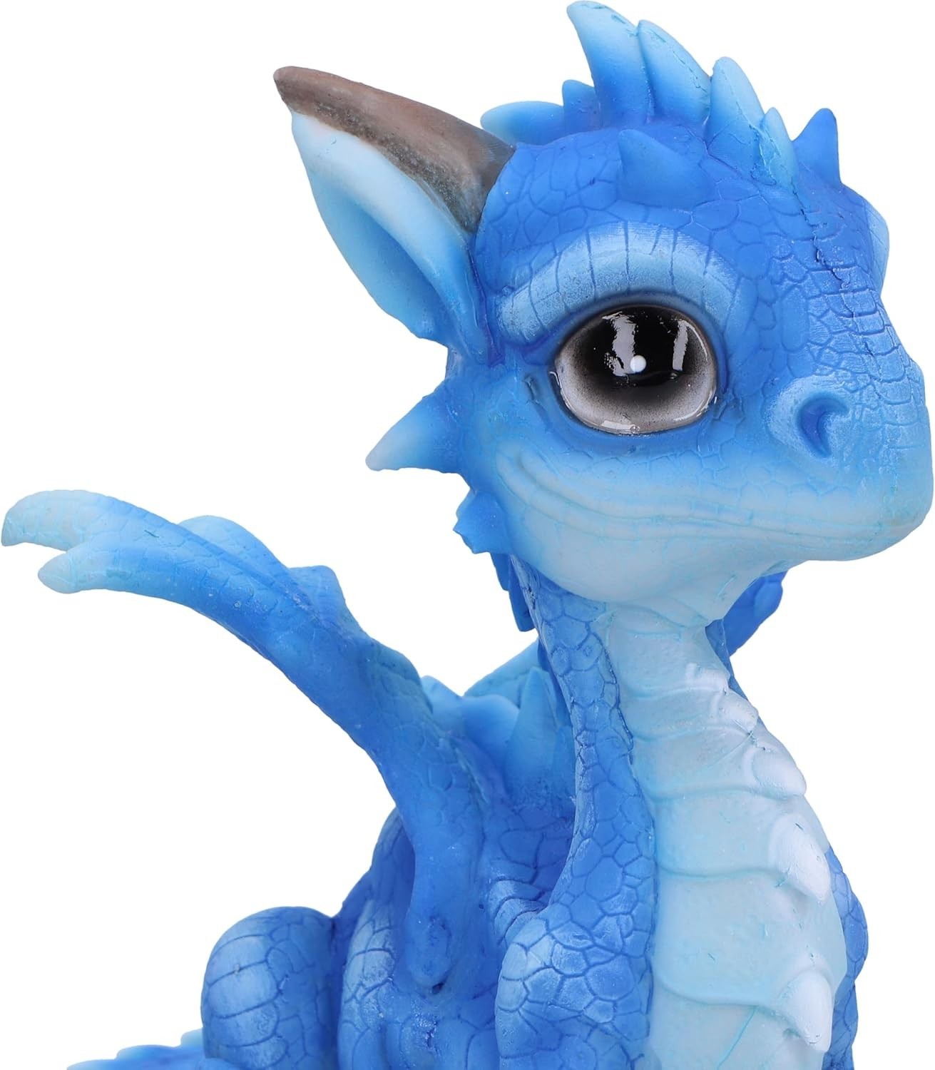 Blue Ice Dragon Figurine 12.3cm | Baby Dragon Ornament Gift | Resin Hand-Painted