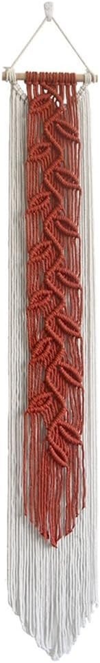 Large Boho Macrame Wall Hanging Nordic Leaf Tapestry