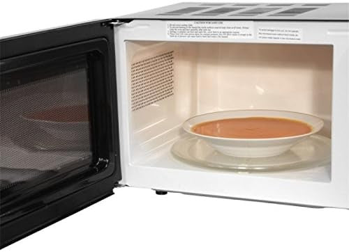 Black 17L Digital Microwave 700W 5 Power Levels Auto Menus