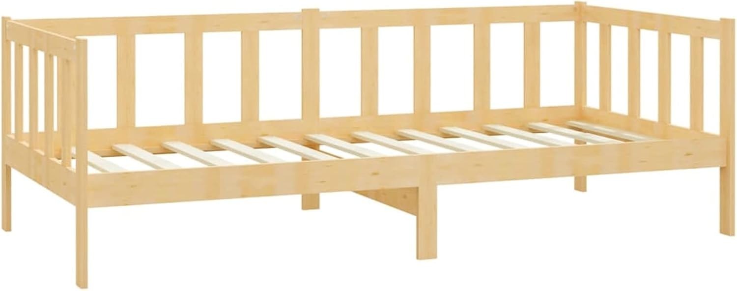 Solid Pine Wooden Daybed Sofa Bed 90x200cm | Guest Frame for Lounge or Garden