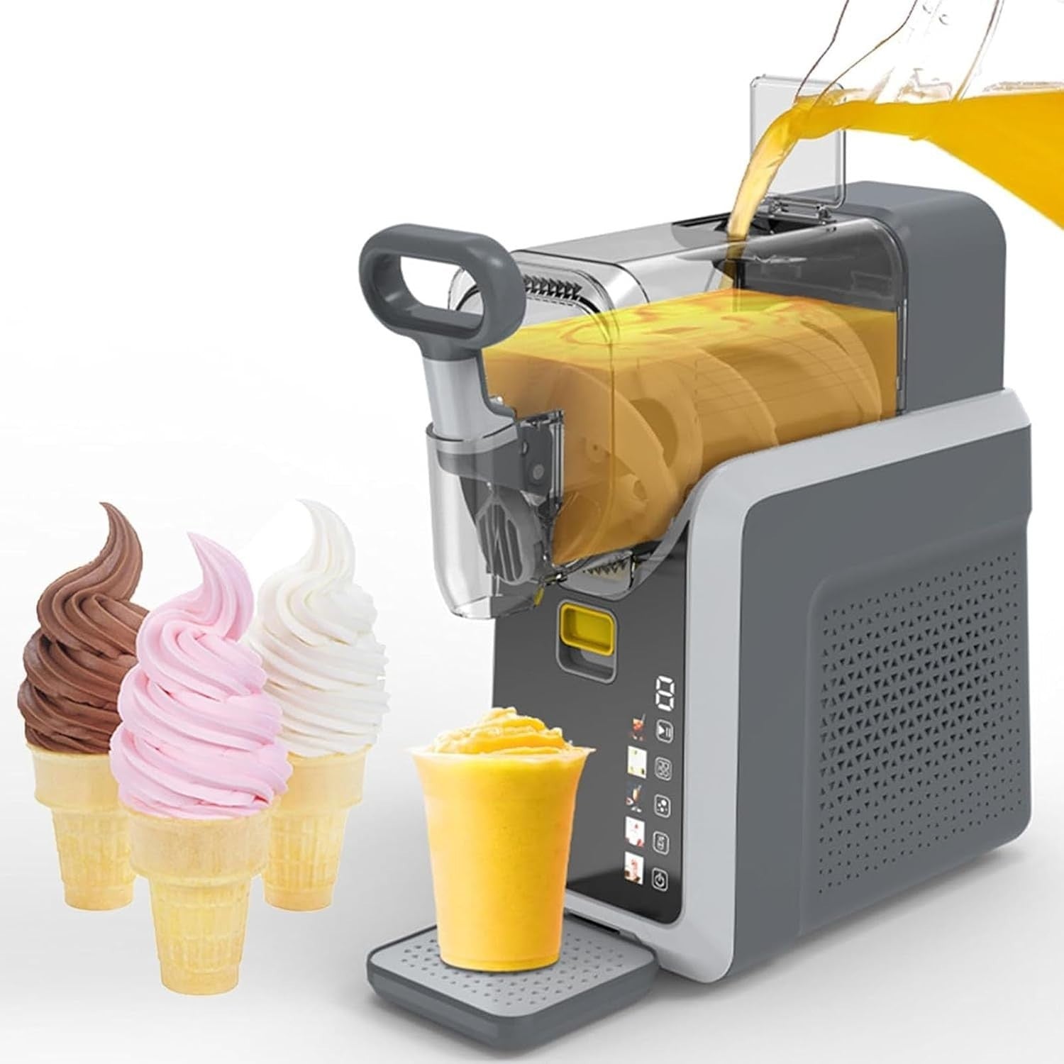 Slushie Machine Home Frozen Drink Maker 2L LCD Auto Clean No Ice Needed
