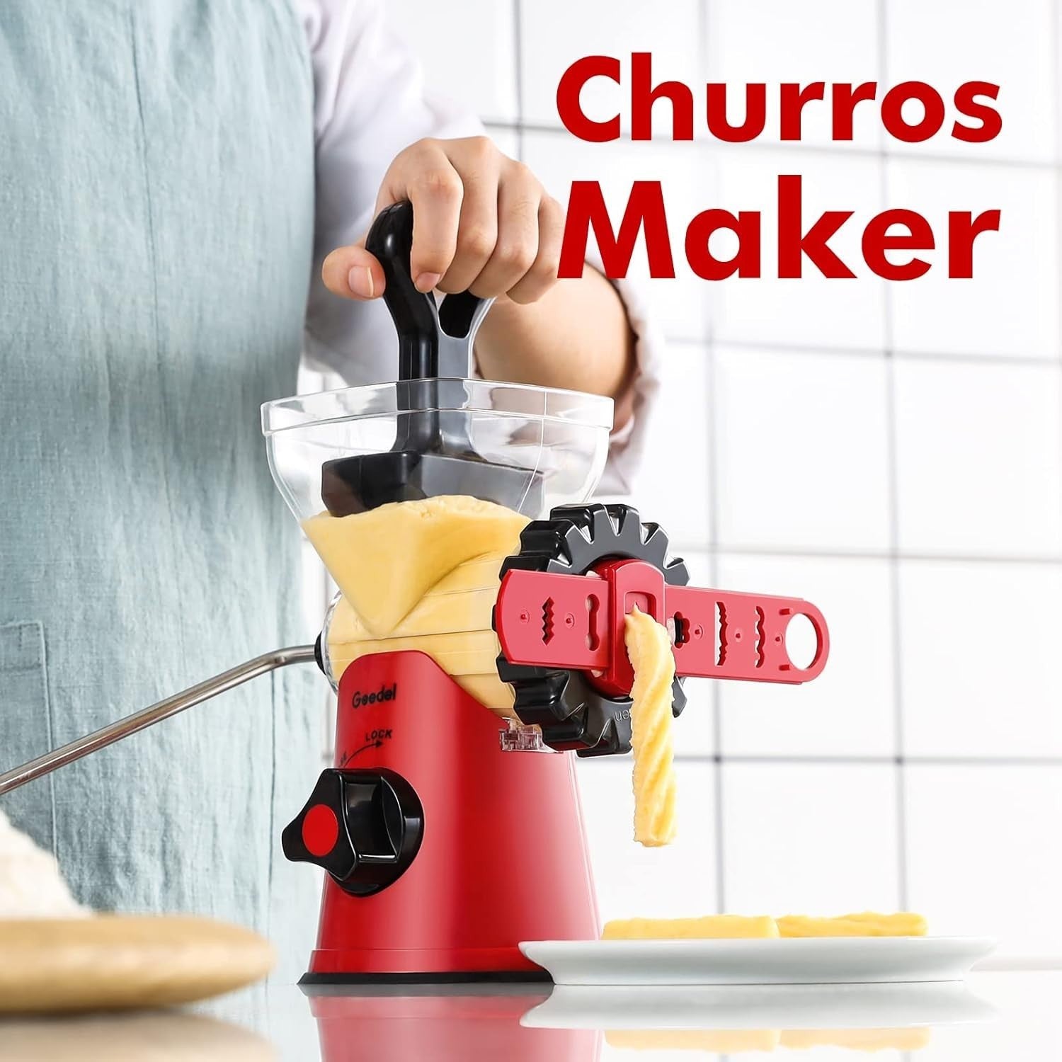Manual Meat Grinder Sausage Maker Biscuit Press Mincer Suction Base