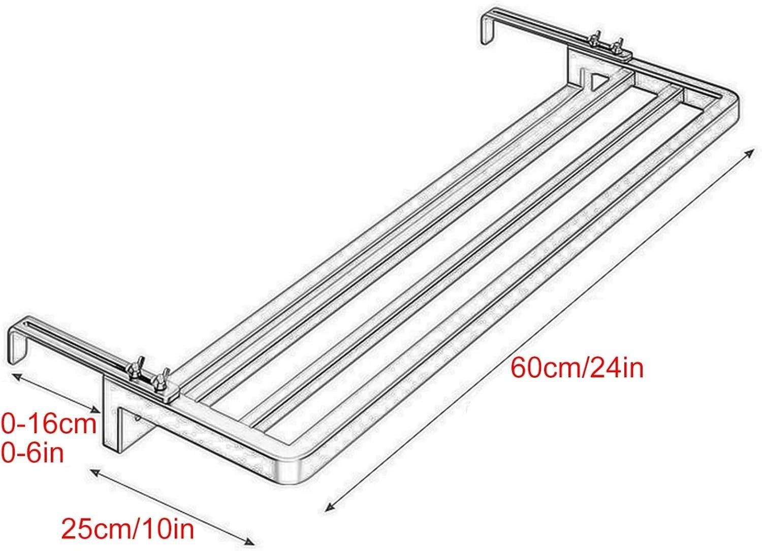 Heavy Duty Foldable Clothes Drying Rack for Oil Radiator – Indoor Use