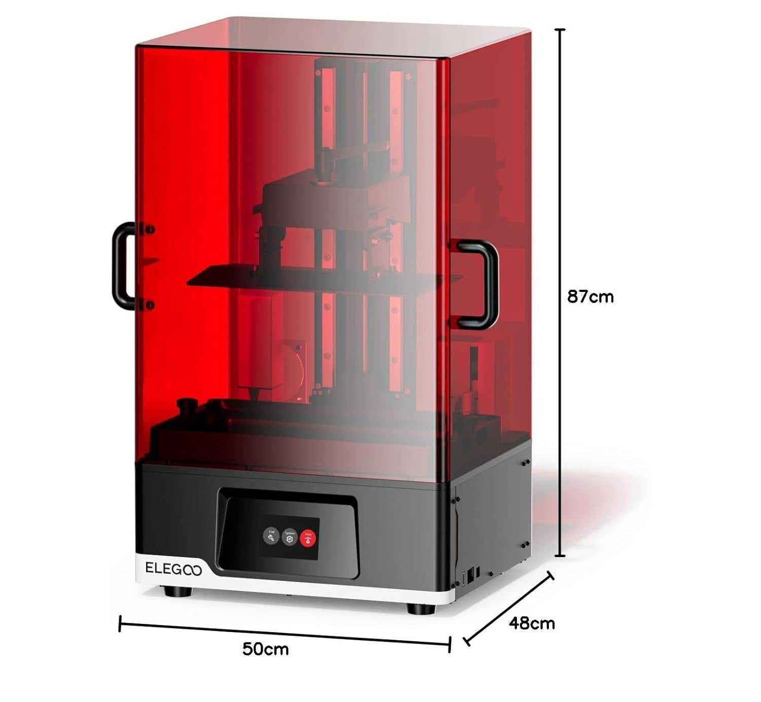 Large Resin 3D Printer 12.8'' 6K Mono LCD Auto Resin Feed MSLA