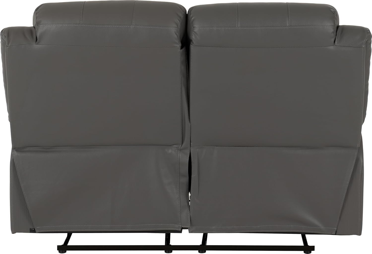 3+2 Seater Recliner Sofa Set Faux Leather Grey Lounge Suite Home Cinema