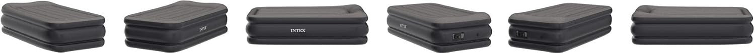 Twin Inflatable Air Mattress with Pillow Rest Fiber-Tech Quick Inflate 136kg Max