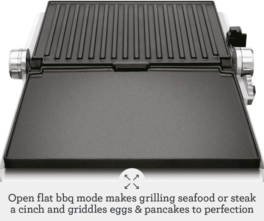 Electric Panini Press & Burger Grill One-Touch Steak Sandwich Maker