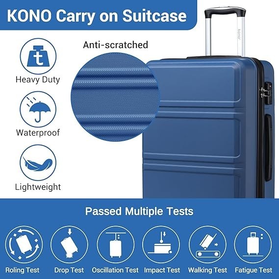 Ultra Capacity Check-In Luggage 32” ABS+PC Hard Case Spinner TSA
