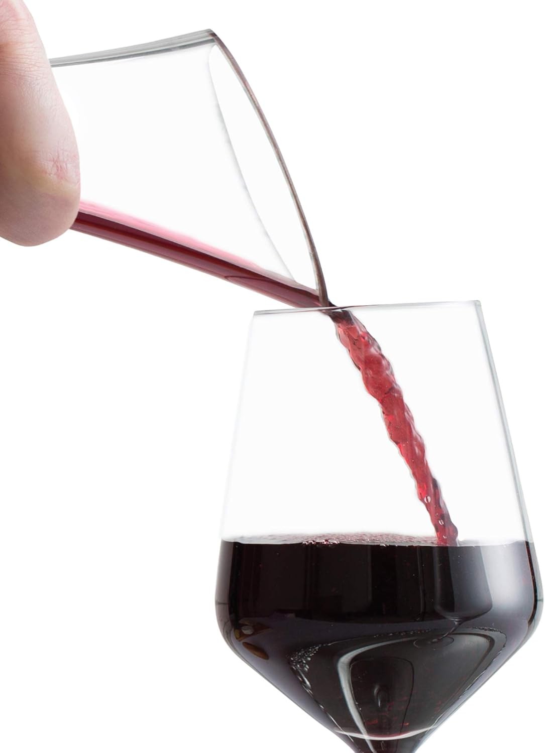 1.8L Wine Decanter Crystal Glass with Aerator Filter Oak Stopper Gift Set