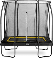 Rectangular Garden Trampoline Safety Net Galvanised Springs 10x7ft
