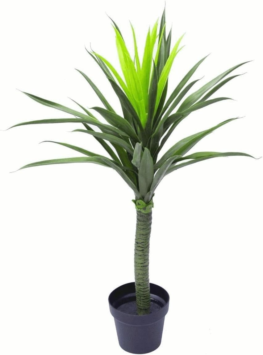 Artificial Yukka Tree 90cm Lifelike Spiky Indoor Potted Plant Home Decoration