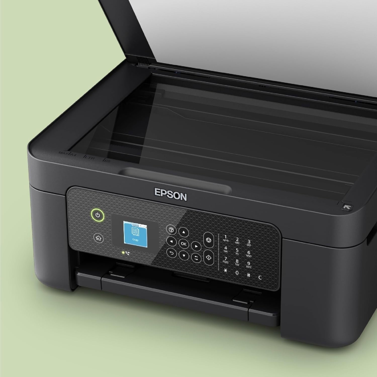 Compact Black A4 Wireless Multifunction Printer with Auto-Duplex, Wi-Fi