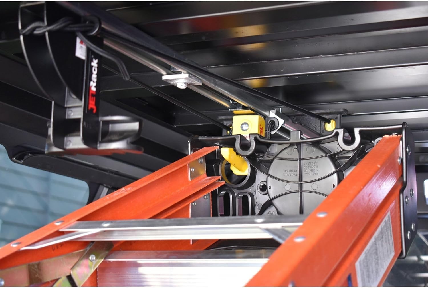 Van Interior Ladder Storage Rack Aluminium 18kg Load 25x15x10cm
