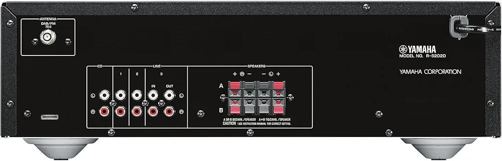 Stereo Receiver with Bluetooth DAB/DAB+ FM Radio 2-Channel HiFi Amplifier Black