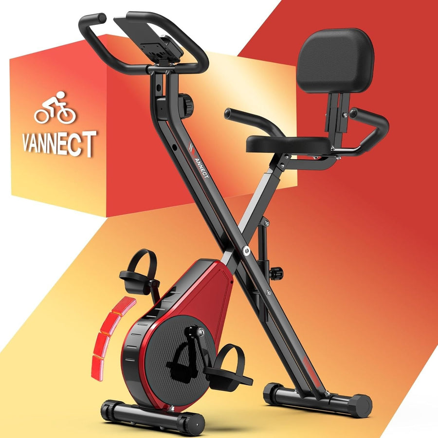 3-in-1 Folding Exercise Bike 16-Level Magnetic Resistance Quiet Home Cycle
