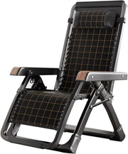 Zero Gravity Outdoor Recliner Chair - Adjustable Headrest, Heavy Duty Patio