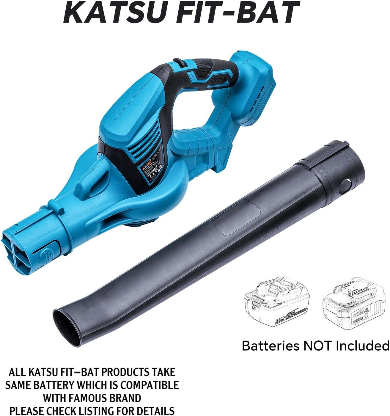 Cordless Leaf Blower 21V Handheld High Power Garden Patio Garage Air Blower