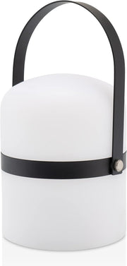 LED Lantern Black 26.5 cm Portable Rechargeable
