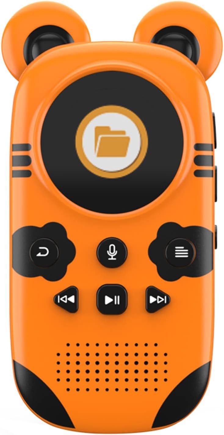 16GB MP3 Player Bluetooth 5.0 FM Radio Recorder Pedometer Yellow