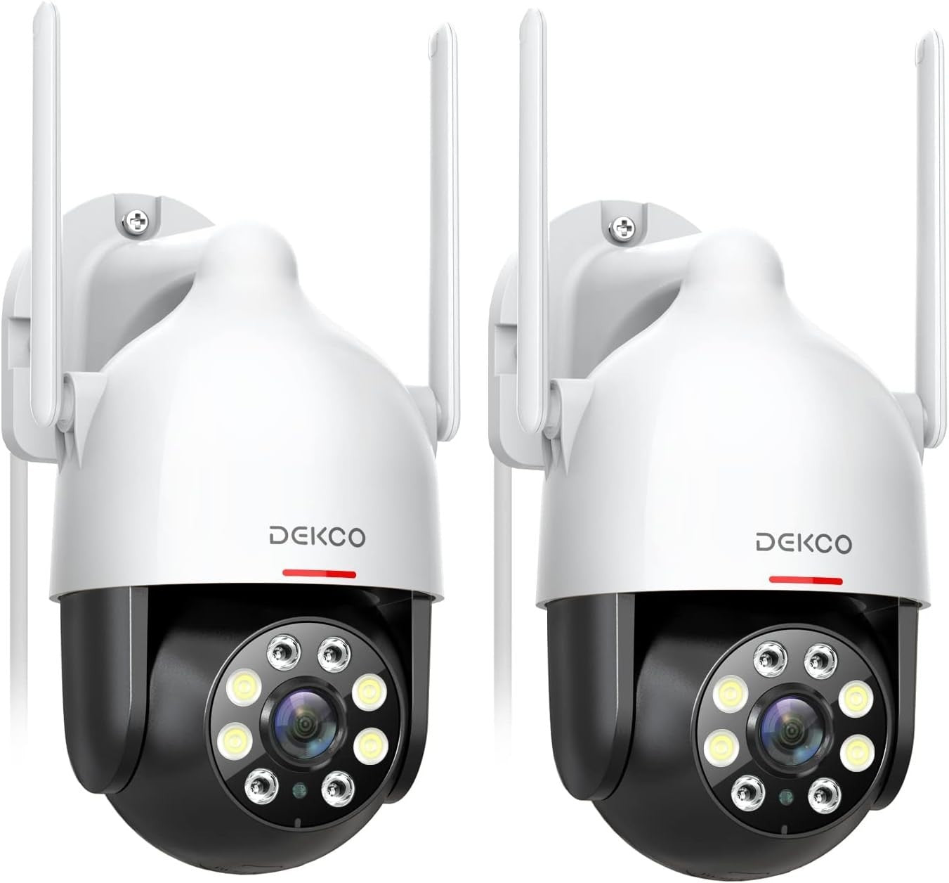 2K PTZ Outdoor Security Camera WiFi 360° Auto Tracking Night Vision