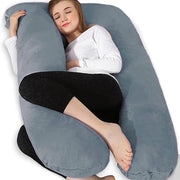 U Shaped Pregnancy Pillow 55" Full Body Support Maternity Sleeping Pillow