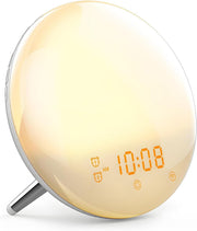 Sunrise Alarm Clock Wake Up Light White Noise FM Radio Dual Alarm