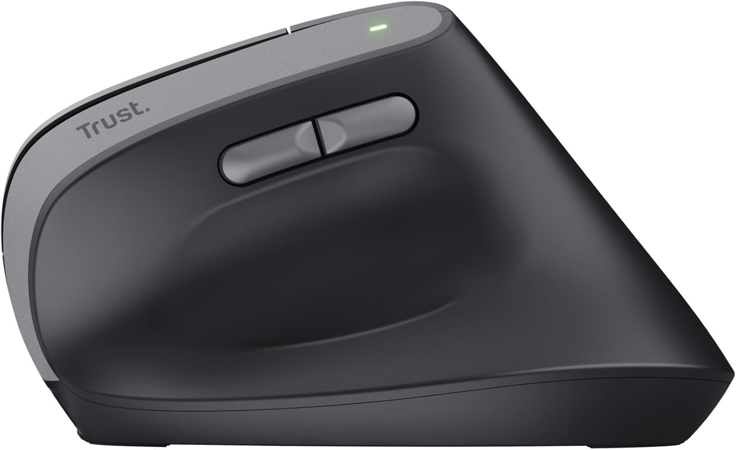 Rechargeable Vertical Ergonomic Mouse 2400 DPI 6 Button USB Black
