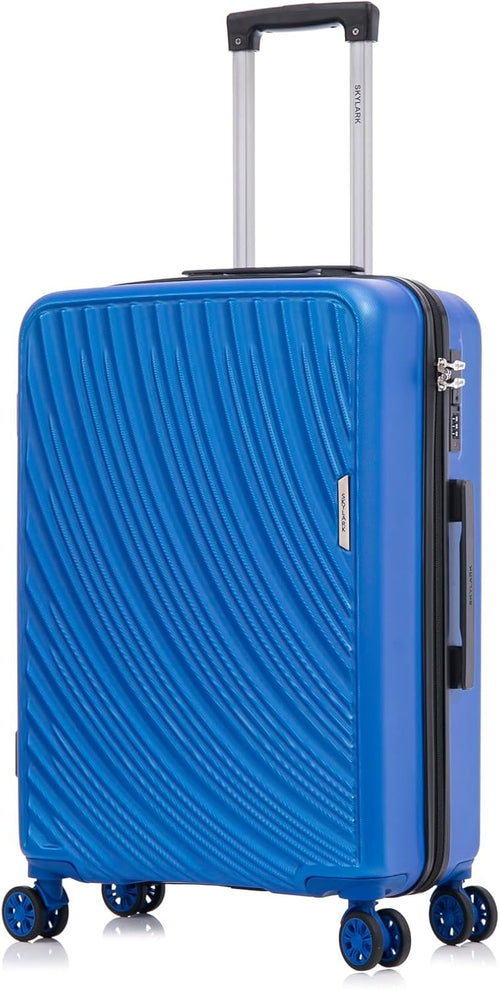 Lightweight ABS Medium Travel Suitcase 24 Inch 4 Wheel Spinner Hard Shell