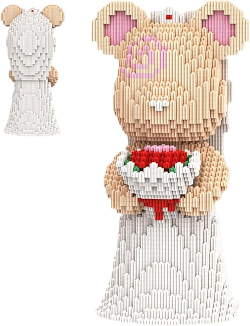 Wedding Bear Micro Blocks Gift Set 2950pcs DIY Model Toy for Adults
