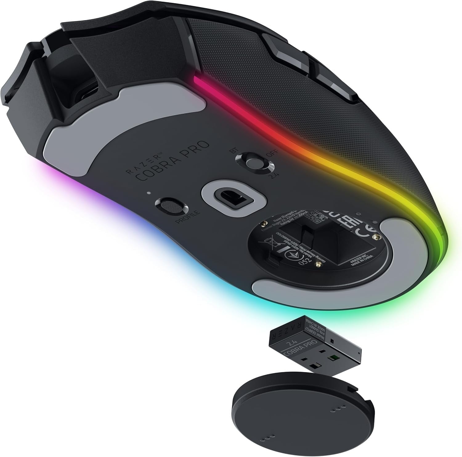 Wireless Gaming Mouse 30K DPI RGB 10 Buttons Pro Esports