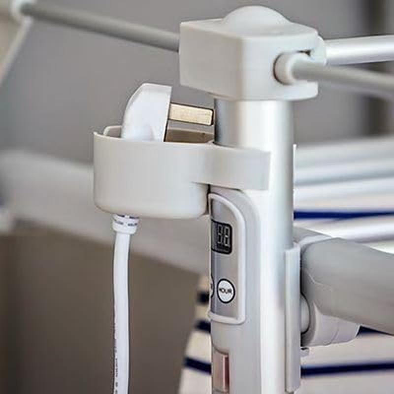 3-Tier Heated Clothes Airer – Foldable Electric Dryer