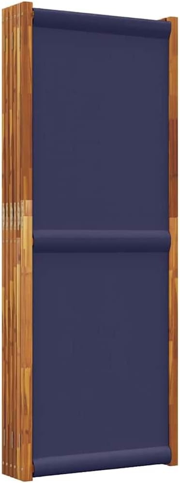 6 Panel Acacia Wood Folding Room Divider 420x180cm Outdoor Privacy Screen