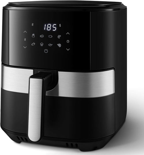 8L Digital Air Fryer | Touchscreen | 8 Presets | Non-Stick | 60-Min Timer 1500W