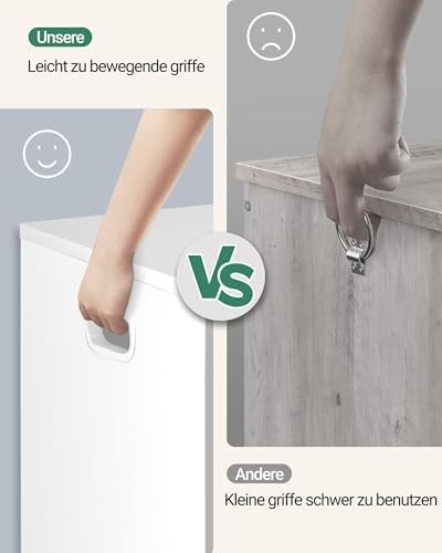 White Lift-Top Storage Bench with Shoe Organizer & Wooden Trunk