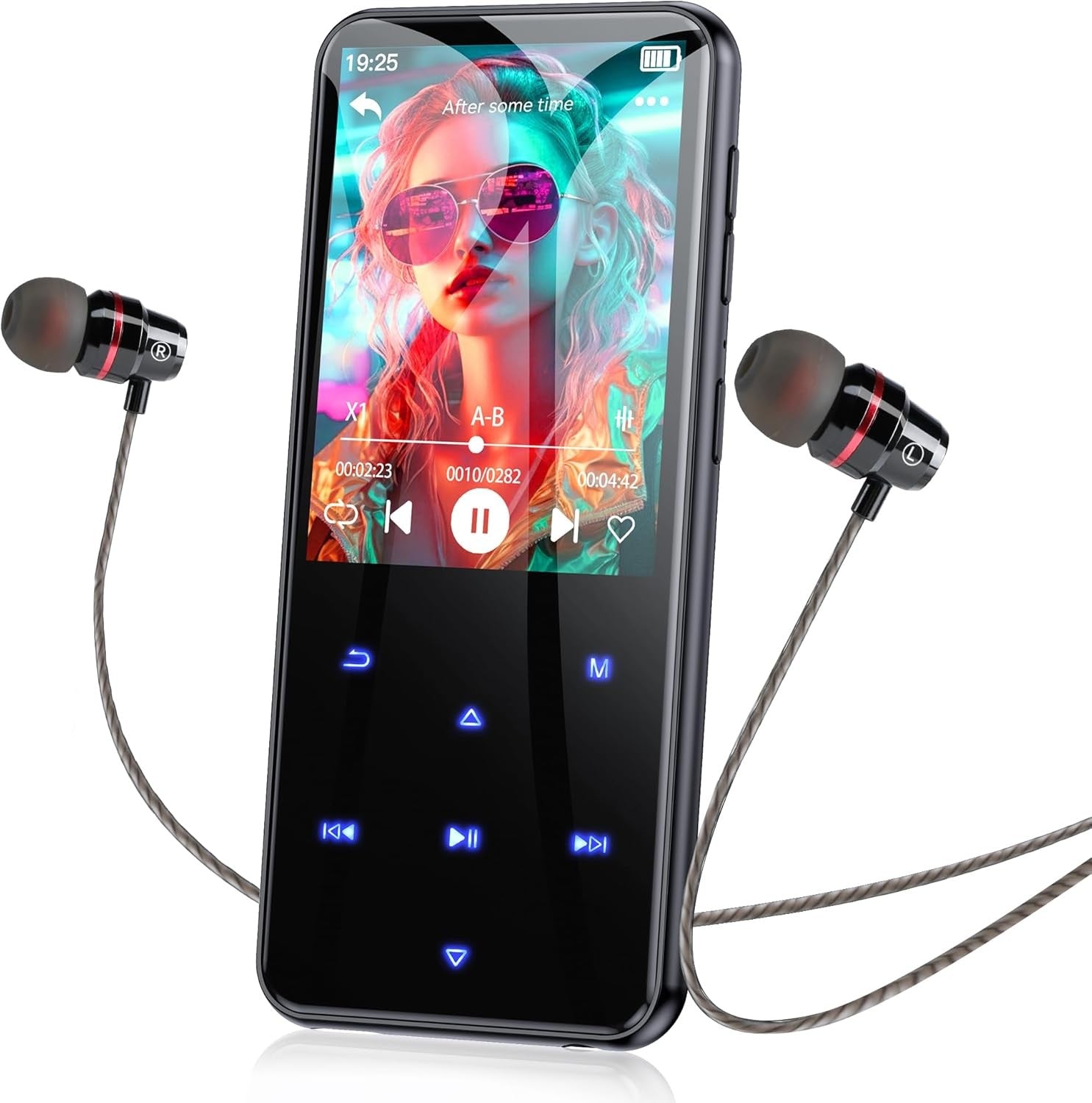 64GB MP3 Player Bluetooth 5.3 2.4" Screen FM Speaker