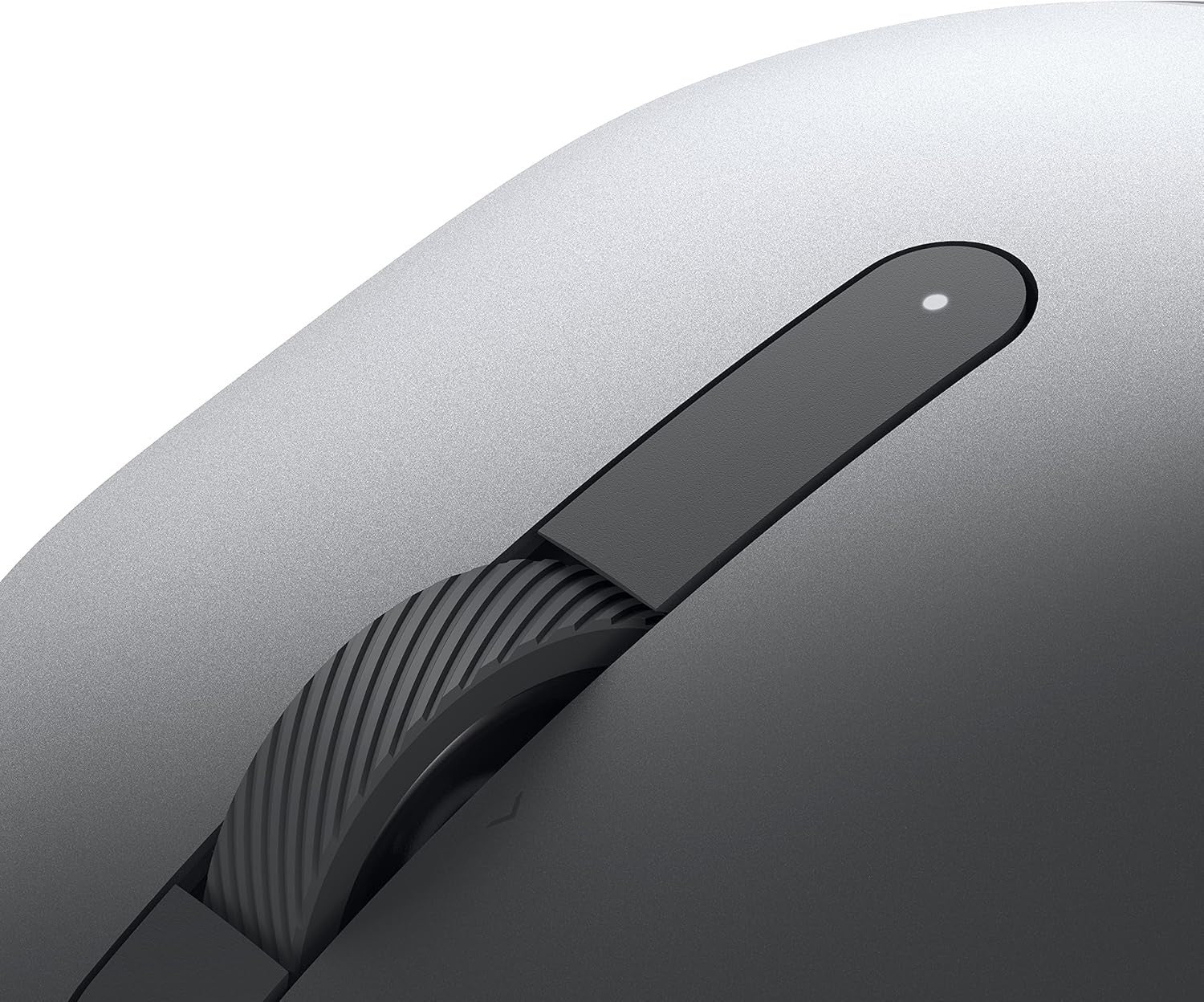 Wireless Bluetooth Mouse 1600 DPI Portable Slim Grey USB
