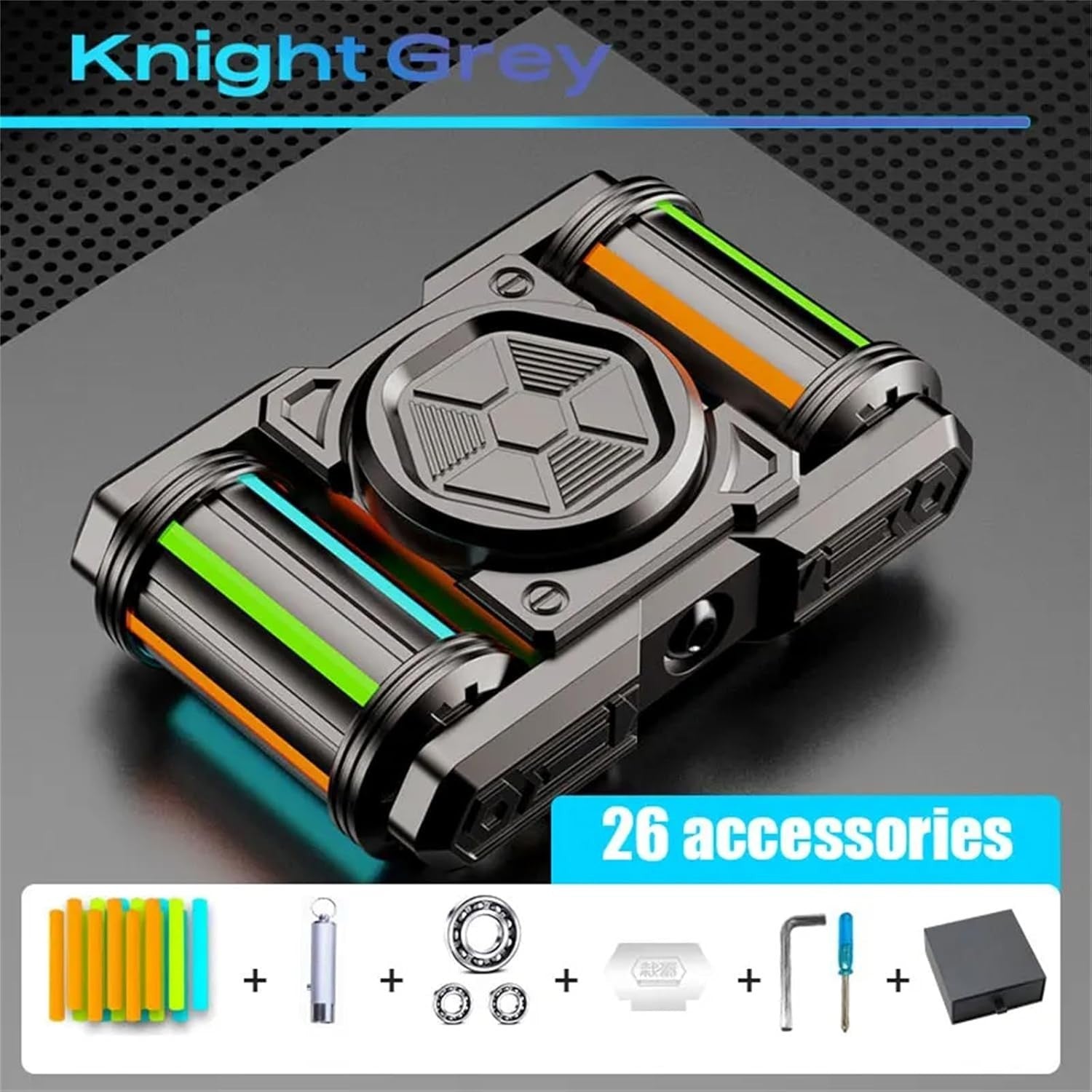 Glow Tank Roller Fidget Toy Metal EDC Stress Relief ADHD Autism