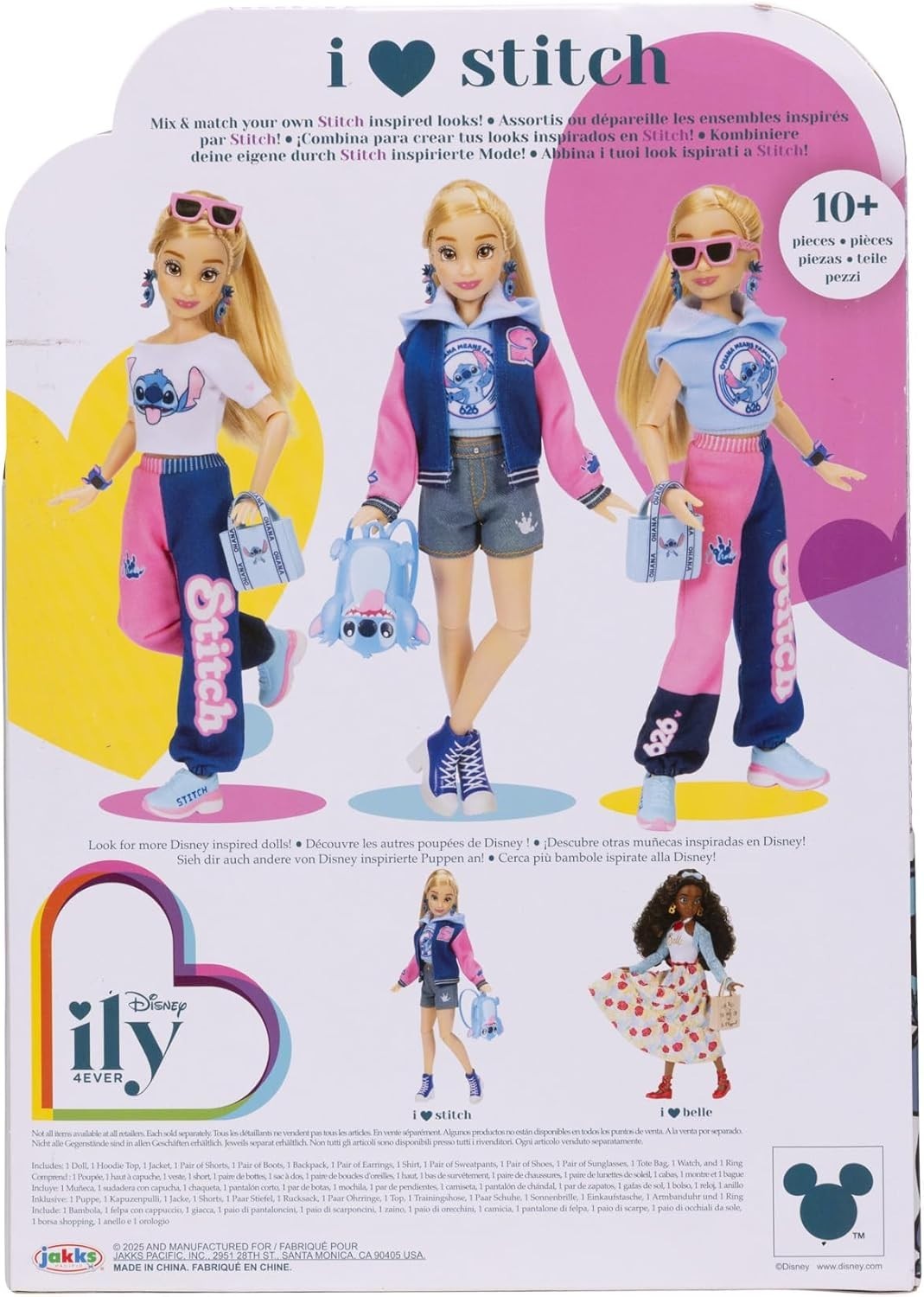 30cm Poseable Fashion Doll Varsity Jacket 2 Outfits Accessories Gift