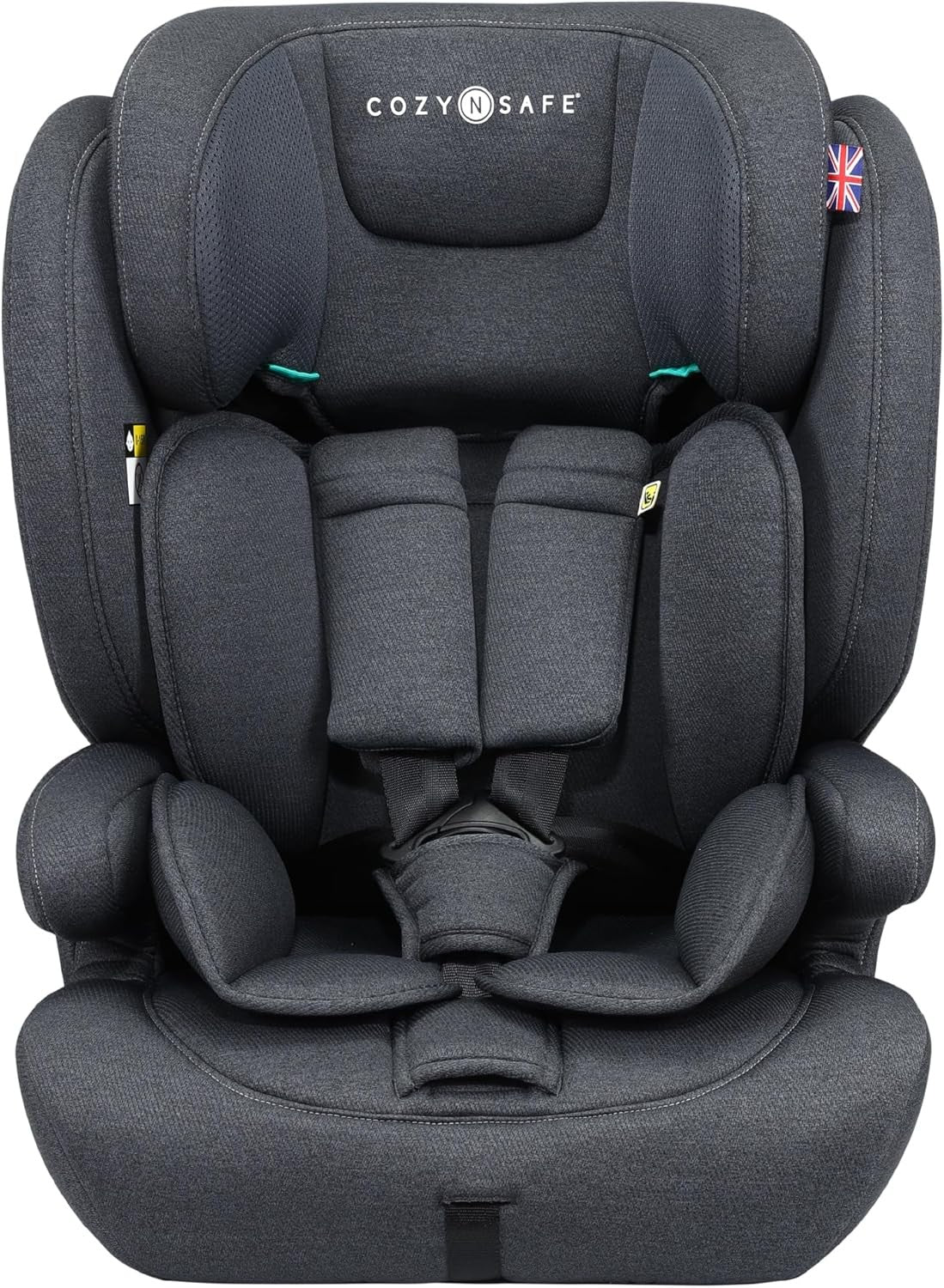 i-Size Child Car Seat ISOFIX 76–150cm 5-Point Harness Back Booster