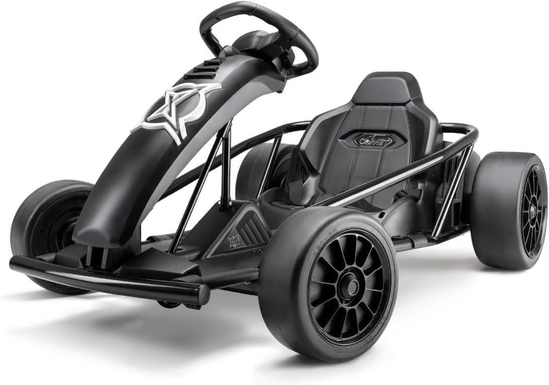 Electric Go Kart Kids Ride On Drift Racer 24V 16kmh Seat Belt 70kg
