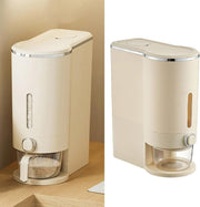 10KG Rice Dispenser Airtight Storage Container Press Measure Grain Bucket - Kwikley