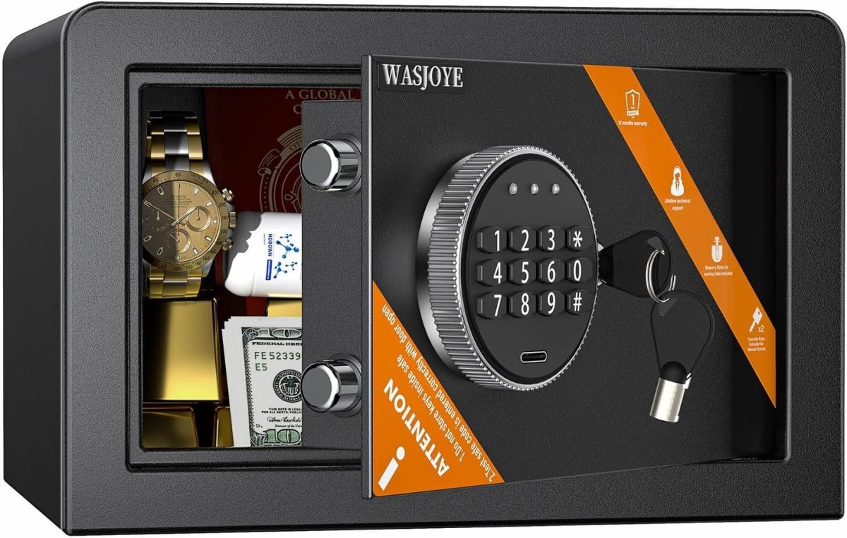 10L Digital Safe Box Electronic Keypad Security Cash Jewelry Lock - Kwikley