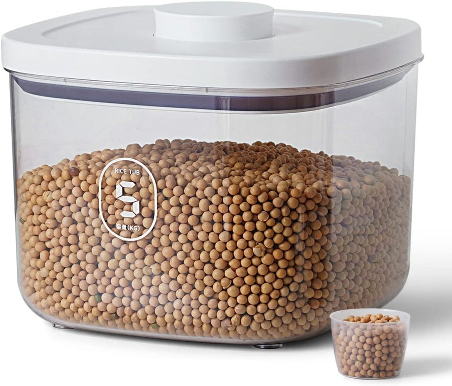 10LBS Rice Dispenser Airtight BPA Free Food Storage Bin - Kwikley