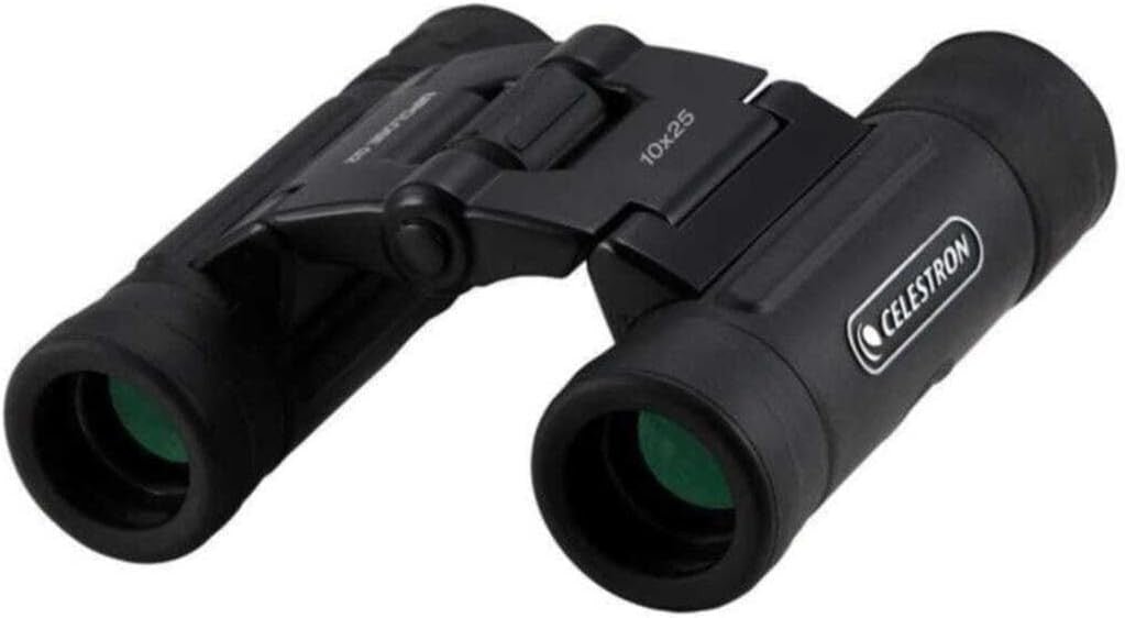 10x25 Compact Travel Binoculars HD Lightweight Folding Waterproof Outdoor Optics - Kwikley