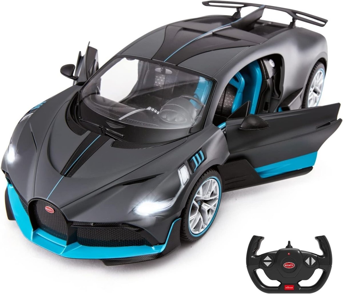 1:14 Divo Remote Control Car Model, Silver Grey RC Sports Car Toy - Kwikley