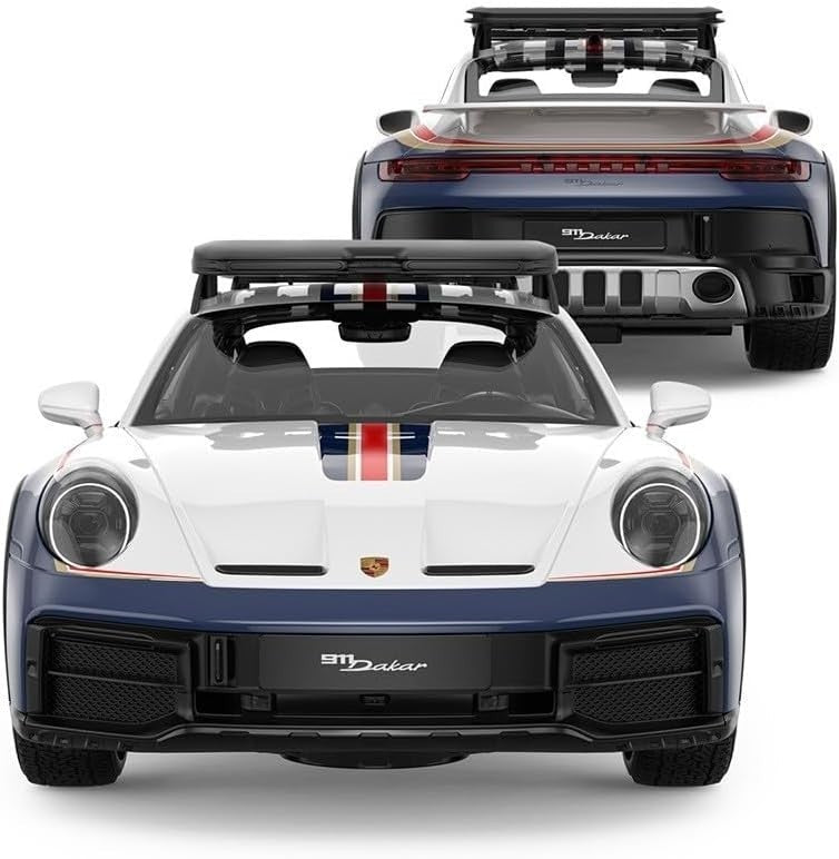 1:14 Scale RC Off - Road Car – Rally Blue Remote Control Model with LEDs - Kwikley