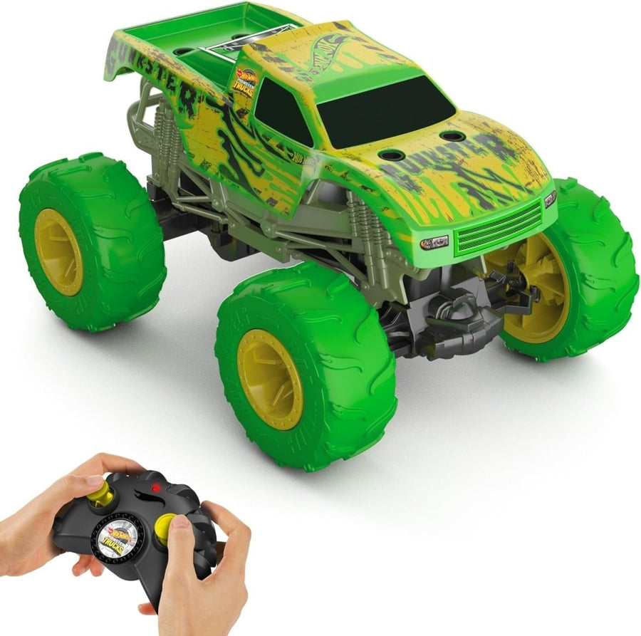 1:15 Scale RC Monster Truck, Glow in Dark Off - Road Car Toy for Kids 4+, 2.4GHz - Kwikley