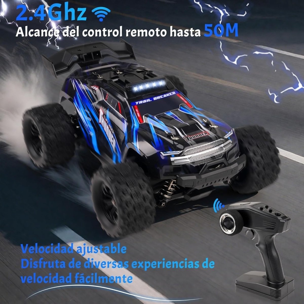 1:18 4WD RC Car 40KM/H Off - Road Drift Truck – Dual Battery - Kwikley