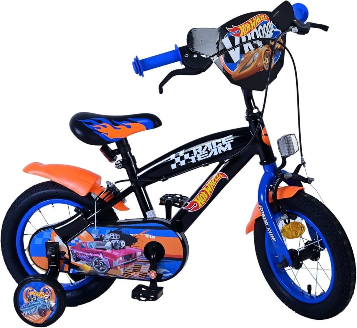 12 Inch Kids Bike Training Wheels Hand Brakes Bicycle Age 3-4 Years - Kwikley